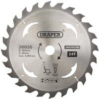Draper TCT Construction Circular Saw Blade 305mm 24T - image 4