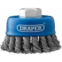 Draper Twist Knot Wire Cup Brush 80mm M14 - image 4