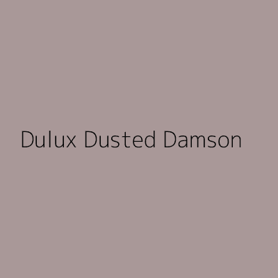 Dulux Colour Tester in Dusted Damson, 30ML, featuring a soft mauve hue with a matte finish, labeled clearly for easy identification.