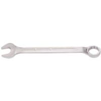 Silver Elora long combination spanner, 60mm, with open-end and ring-end design, polished finish.