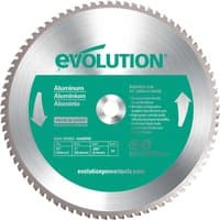 Evolution 355mm 80T Aluminium Cutting Chop Saw Blade - image 4