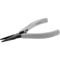 Facom 420.MT flat nose pliers with grey handles and black gripping jaws for shaping tasks.