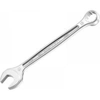 Silver Facom 13mm combination spanner with open and ring ends, engraved brand and size markings.