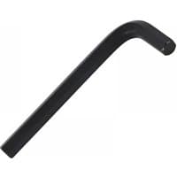 Black L-shaped Faithfull hexagon key 3/8 inch with a smooth finish.