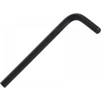 Black Faithfull hexagon key 5.0mm with L-shaped design and smooth finish.