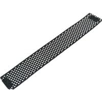 Black Faithfull hand rasp plane blade with perforated surface and rectangular shape.