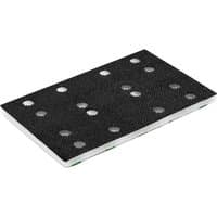 Black rectangular Festool sander interface pad with multiple holes, designed for LS130 model.