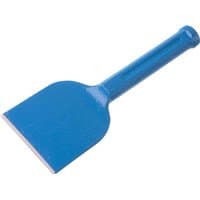 Blue Footprint 112 Brick Bolster Chisel with a wide, flat blade and a sturdy handle.