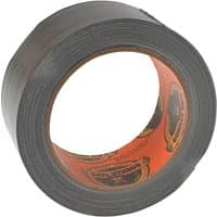 Black Gorilla Tape roll, 48mm wide, 32m long, with orange inner label.