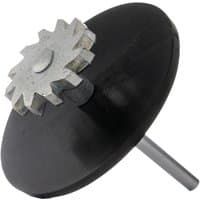 Gripit GPUCT25 undercutting tool, 25mm, with black circular base and silver gear-like cutting edge.
