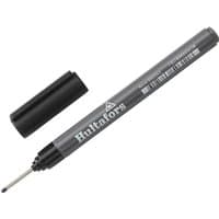 Gray Hultafors Deep Hole Permanent Marker Pen with black cap and fine tip.