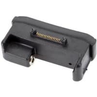 Black Intermec power adapter/inverter with rectangular shape and gold connector pins on top.