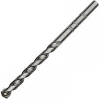 Irwin masonry drill bit, 14.0 x 160mm, silver with spiral flutes and pointed carbide tip.