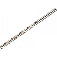 Silver Irwin HSS Pro drill bit, 3.5mm diameter, spiral flutes, 70mm overall length, 39mm working length.