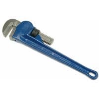 Blue Irwin Record T350/14 wrench, 350mm, with adjustable jaws and a long handle.