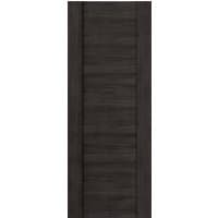 Dark grey laminate internal door with vertical panel design, 35 x 1981 x 838, by JB Kind.
