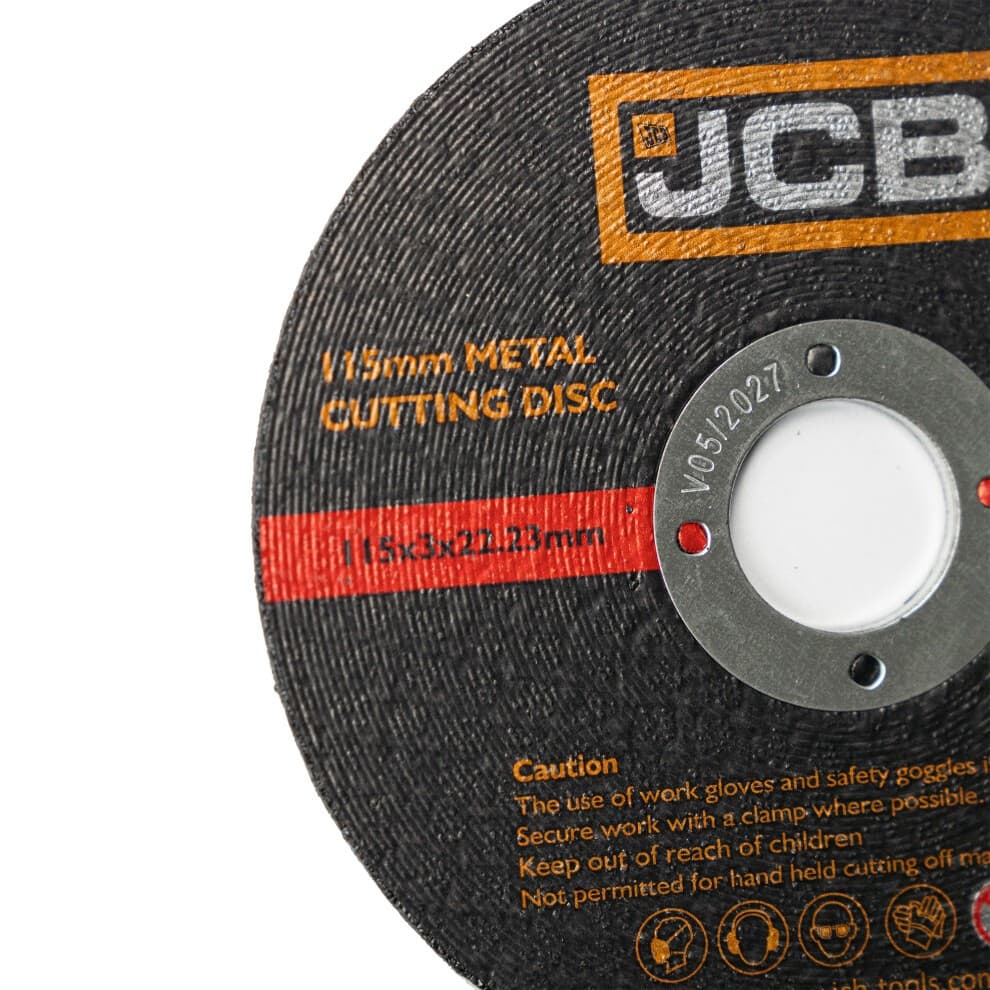 JCB Metal Cutting Discs 115mm (4 1/2'') x 3 x 22.23mm, 10 Pack - image 2