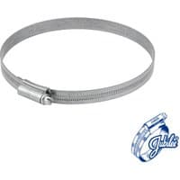 Jubilee JUB6MS Clip, silver mild steel, 110-140mm diameter, adjustable with screw mechanism, pack of 5.