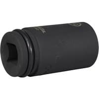 Black Makita 3/4" drive impact socket with durable finish and square drive opening.