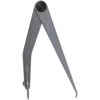 Gray Moore and Wright Firm Joint Jenny Caliper with pointed legs and a firm joint for precise measurement.