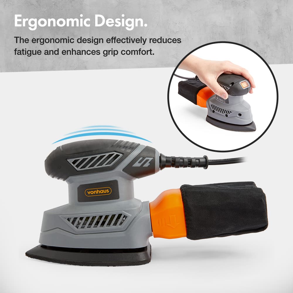 Palm Detail Sander - 130W - image 2