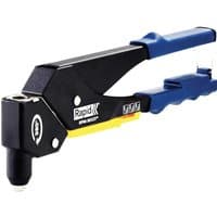 Black and blue Rapid RP60 MULTI Pop Riveter with pivoting head and ergonomic grip.