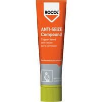 Rocol Anti-Seize Compound tube, orange and silver with green cap, copper-based formula for corrosion prevention.