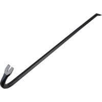 Black Roughneck 64-436 wrecking bar, 914mm long, with a curved claw and flat chisel end.
