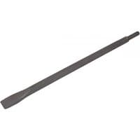 Long, dark gray Sealey chisel, 25x450mm, with a flat blade and hexagonal shank for Kango 637 tools.
