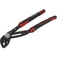 Black and red Sealey quick release water pump pliers, 300mm, with adjustable jaw and ergonomic rubber grips.
