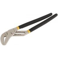 Sealey AK9369 water pump pliers, 300mm, Ni-Fe finish, silver jaws, black rubber grips, adjustable jaw width.