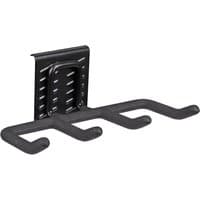 Black Sealey APH 4 Way Storage Hook with four curved hooks and a square mounting plate.