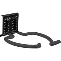 Black metal Sealey APH power tool storage hook with padded arms and wall-mounting plate.