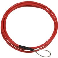 Red Sealey automotive wire guide with looped end and black connector.