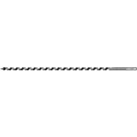 Sealey AW10x460 auger wood drill bit, 460mm long, 10mm diameter, spiral flutes, silver and black finish.