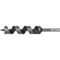 Sealey AW32x235 auger wood drill bit, 32mm diameter, 235mm length, with spiral flutes and hex shank.