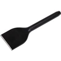 Black Sealey brick bolster chisel with a wide flat blade and sturdy handle.