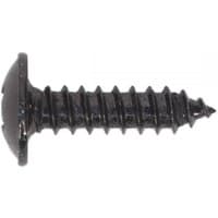 Black flanged head self-tapping screw, 4.2 x 16mm, Pozi drive, pack of 100 by Sealey.