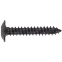 Black flanged head self-tapping screw, 4.2 x 25mm, Pozi drive, pack of 100, by Sealey.