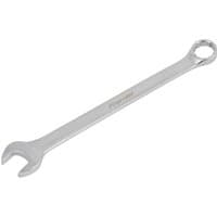 Silver Sealey combination spanner 1-1/8in with open end and ring end, featuring a polished finish.