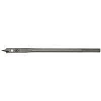 Sealey flat wood bit, 8mm diameter, 152mm length, silver steel with pointed tip and hex shank.