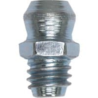 Sealey Grease Nipple Straight M6 X 1mm, metallic finish, hexagonal base, threaded end, compact design.
