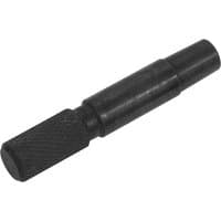 Black cylindrical Sealey locking pin with textured grip and smooth shaft for high pressure fuel pump sprocket.