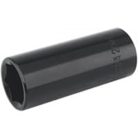 Black Sealey IS1220D deep impact socket, 20mm, with 1/2in square drive, cylindrical shape with engraved size markings.