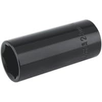 Black Sealey deep impact socket, 24mm size, 1/2in square drive, with engraved size markings on the side.