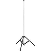 Sealey LED60230V slim standing floodlight, tall white LED tube on black tripod base, 360° illumination, 60W, 230V.