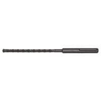 Sealey MAX13X340 SDS Max drill bit, 13mm diameter, 340mm length, black steel with spiral fluting and cylindrical shank.