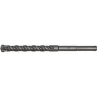 Sealey MAX25X320 SDS Max drill bit, 25mm diameter, 320mm length, silver with spiral fluting and hexagonal shank.