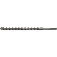 Sealey MAX26X520 SDS Max drill bit, 26mm diameter, 520mm length, silver with spiral fluting and hexagonal shank.