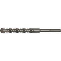 Sealey MAX32X370 SDS Max drill bit, Ø32 x 370mm, silver with spiral fluting and pointed tip.